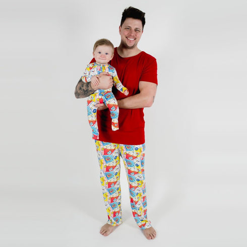 comic-hero-bamboo-mens-pajama-set- - Sophia's Style -9
